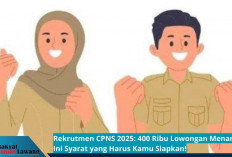 Rekrutmen CPNS 2025: 400 Ribu Lowongan Menanti, Ini Syarat yang Harus Kamu Siapkan!