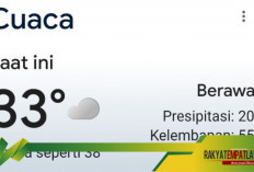 Cuaca Panas Melanda Empat Lawang, Suhu Mencapai 33 Derajat Celsius