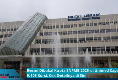 Resmi Dibuka! Kuota SNPMB 2025 di Unimed Capai 9.105 Kursi, Cek Detailnya di Sini