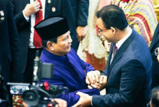 Prabowo Subianto Dilantik Sebagai Presiden RI 2024-2029, Berjabat Tangan dengan Anies Baswedan Jadi Sorotan