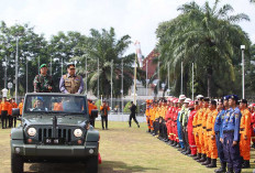 Menko Airlangga Pimpin Apel dan Simulasi Karhutlah 2024 