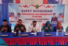 Camat Lintang Kanan Pimpin Rakor Pencegahan dan Penanganan Stunting, Libatkan Semua Unsur