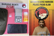 Satresnarkoba Pagar Alam Amankan Seorang IRT Yang Diduga Pengedar