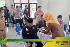 Polres Empat Lawang Gelar Bakti Sosial Donor Darah dalam Rangka HUT Humas Polri ke-73