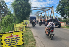 Jembatan Komering Dipasang Rambu