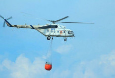 Lima Helikopter Bantuan Nasional Diterjunkan di Sumsel