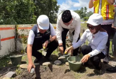 Jembatan Air Muara Lawai Resmi Dibangun