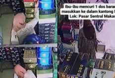 Berita Kriminal Heboh di Sulawesi: Wanita Terekam CCTV Mencuri di Pasar, Videonya Viral