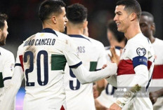 Cristiano Ronaldo Bawa Portugal Menang di Kualifikasi Euro 2024