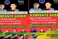 Hari Ini, Kampanye Akbar JM-Fai di Empat Lawang Dimeriahkan 5 Artis Top Ibu Kota!