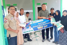 Pemkab Muba Salurkan Bantuan Korban Banjir di Bayung Lencir