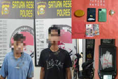Satresnarkoba Ogan Ilir Tangkap 2 Pengedar Sabu