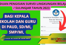 Panduan Pengisian Survei Lingkungan Belajar (Sulingjar) SD 2024 untuk Guru dan Kepala Sekolah