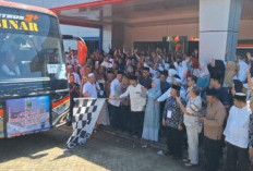 Pj Bupati Lepas 34 Calon Jemaah Haji, Dua CJH Akan Menyusul