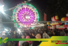 Efek Libur Panjang, Pengunjung Pasar Malam Tebing Tinggi Membludak