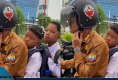 Viral Bonceng Tiga Tanpa Helm, Wawali Serang Minta Maaf dan Siap Ditilang