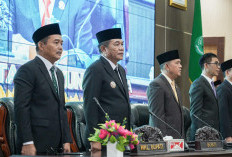 Bupati Muba H M Toha Sampaikan Pidato Perdana di Rapat Paripurna DPRD