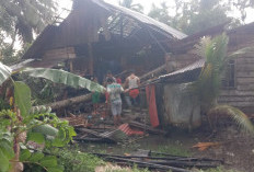 Angin Puting Beliung Terjang Banyuasin