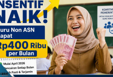 INSENTIF NAIK! Guru Non ASN Dapat Rp400 Ribu per Bulan, Cair Rutin Tiap Bulan Mulai 2026