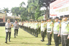 Pj Wako Hadiri Apel Pergeseran Pasukan Pengamanan TPS