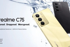 Tahan Tenggelam 20 Hari?! Realme C75 Bikin Geger Pasar HP Murah, Fitur Gahar Harga Cuma 2 Jutaan!