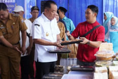 Wagub Sumsel Turun Langsung! Pasar Murah Diserbu Warga Jelang Lebaran