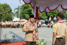 Fauzan Pimpin Upacara Peringatan HUT Pramuka ke-63