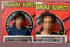 Edarkan Sabu di Perlintasan Rel Kereta Api, Dua Pria Diringkus