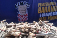 Dengan Nilai Fantastis , Peredaran Rokok Ilegal Ini Bernilai Rp1,3 Miliar