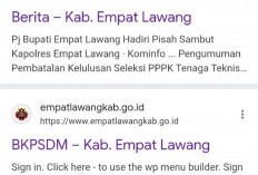 Website Pemkab Empat Lawang Diretas