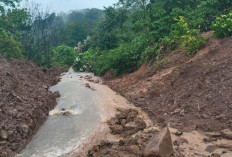 Arus Lalu Lintas di Jalan Poros Tebing Tinggi-Pendopo kembali longsor 