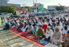 Warga Muhammadiyah Empat Lawang Shalat Idul Fitri 1447 H dengan Khidmat di lapangan Polsek Tebing Tinggi