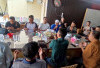 Kapolsek Sanga Desa Diganjar Nasi Tumpeng