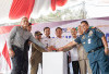 Gubernur H. Herman Deru dan Bupati Muba H M. Toha Resmikan Groundbreaking Revitalisasi Jembatan P6 Sungai Lala