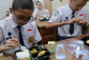 Pemkot Palembang Gelar Simulasi Makan Siang Bergizi Gratis di SMP, Siapkan Program Makan Siang Sehat untuk Sis