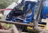 Truk Pengangkut Minyak Ringsek Parah Terlibat Laka Lantas