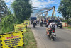 Jembatan Komering Dipasang Rambu