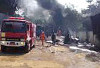 Gudang Karet di Lubuklinggau Terbakar